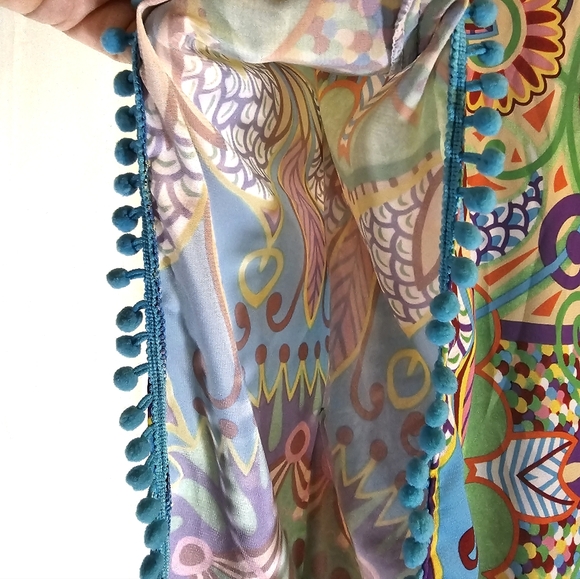 3/$20 Jade Melody Tam M/L Cover Up - Picture 6 of 9